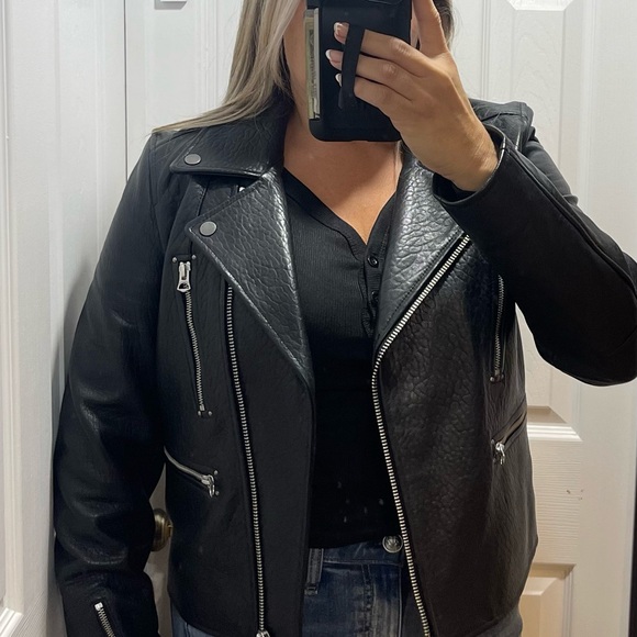 rag & bone Black Leather Jacket - Picture 6 of 6